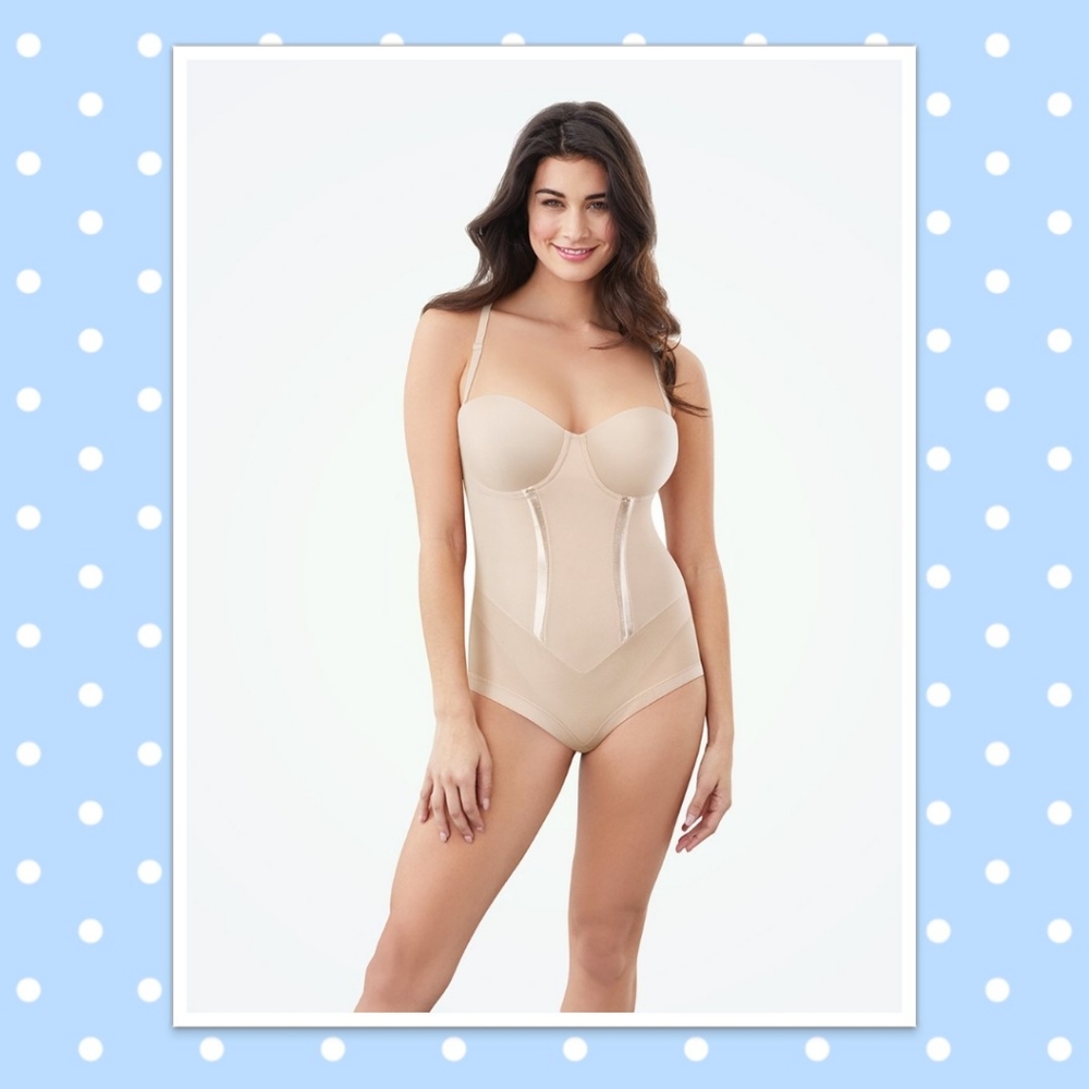 Maidenform Easy Up Strapless Body Briefer